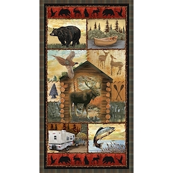 Brown - 24in Wilderness Panel